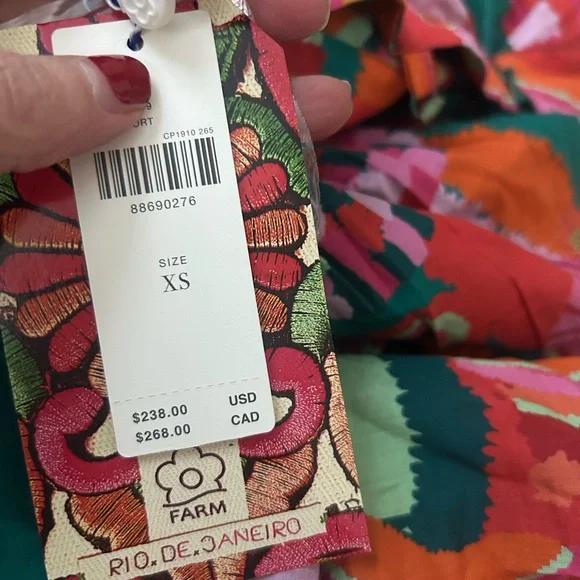 Anthropologie Farm Rio Palm Midi Dress *zipper flaw*
wedding guest dress - Picture 10 of 12